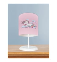 MEKTA HOME BEBEK VE ÇOCUK ODASI Bulutlu Unicorn Desenli Abajur