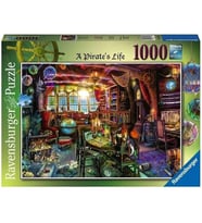 Ravensburger Premium Canlı Renkli Korsanın Odası Temalı Yetişkin Puzzle Yapboz 1000 Parça