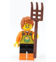Orjinal Lego Minifigür Farmer Guy