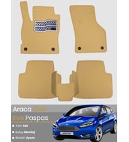 FORD FOCUS 3.5 HATCHBACK (2015-2018) Uyumlu EVA Paspas Tam Set–Araca Özel,Su Geçirmez