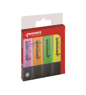 Penmark Highlighter Neon Fosforlu Kalem 4 Renk