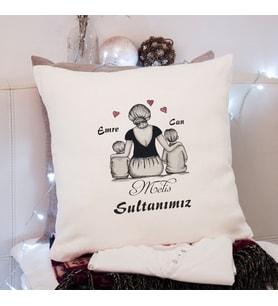 Sultanımız Tasarımlı Yastık Kişiye Özel