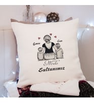 Sultanımız Tasarımlı Yastık Kişiye Özel