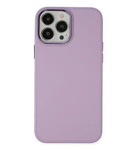 iPhone 13 Pro Kılıf Asya Deri Silikon - Lila