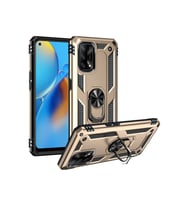 Oppo A74 4G Uyumlu Kılıf Zore Vega Kapak (Gold)