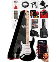 Midex RPH-31WB Solak Elektro Gitar Seti Maple Klavye Strat Kasa SSS Manyetik