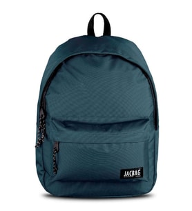 Jacbag Classic İki Bölmeli Gri Okul Günlük Seyahat Sırt Çantası (Çok Renkli)