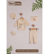 VaVBaby Organik Hastane Çıkışı 5’li Zoo Family