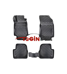 Citroen C3 2020 3D Havuzlu Paspas Siyah (Karışık)