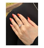 925 Gümüş  Rosalin Yüzük