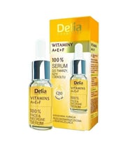 Delia Argan A+ E+ F Yüz ve Boyun İçin Gençlik İxir Yenileyici Serum 10ml