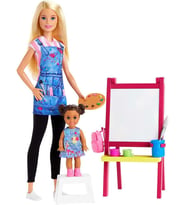 Barbie ve Meslekleri Oyun Setleri Resim Öğretmeni DHB63 - GJM29
