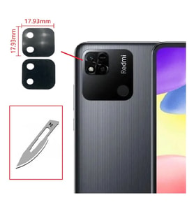 Tkgz Xiaomi Redmi 10A Arka Kamera CAM Lensi + Bistüri Ucu