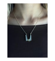 Zirkon Taşlı Kolye Gold Çelik Kadın  Özel Seri Minimal Şık Kolye (Altın)