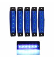 PARMAK LED 12-24 VOLT ÇALIŞMA ÖZELLİĞİ SU GEÇİRMEZ (5 ADET) MAVİ