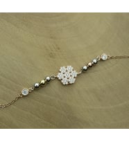 Kar Tanesi Dorika Gümüş Bileklik