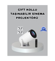 Ultra HD Taşınabilir Kablosuz Projeksiyon Cihazı, Wi-Fi ile Yansıtma