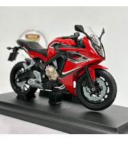 Honda CBR650F 2018 1:18 Diecast Motosiklet Model – Lisanslı Metal Maket Oyuncak & Biblo (Kırmızı)