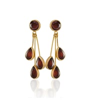 Kadir Jewellery 22 Ayar Altın Kaplama Vintage Küpe -El İşçiliği Ve Hipoalerjenik Küpe