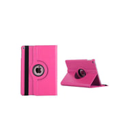 Apple iPad 10.2" 2021 (9.Nesil) Fuchsia Dönebilen Standlı Kılıf (Pembe)
