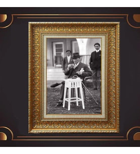 ÖZEL SERİ ALTIN VARAKLI ATATÜRK TABLO S994