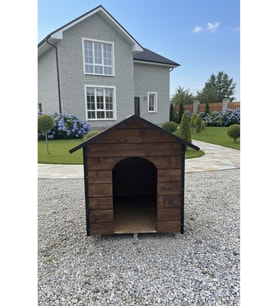 XXL Büyük Irk Köpek Kulübesi Ahşap Lambri.