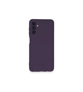 Samsung Galaxy A14 4g Kılıf Nano İçi Kadife Silikon - Mor