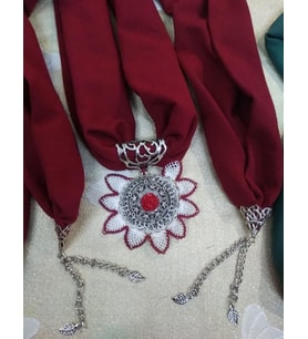 İğne oyalı fular
