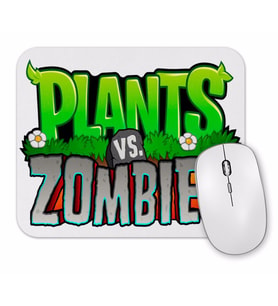 Plants ve Zombies Logo Mouse Pad
