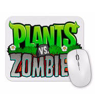 Plants ve Zombies Logo Mouse Pad