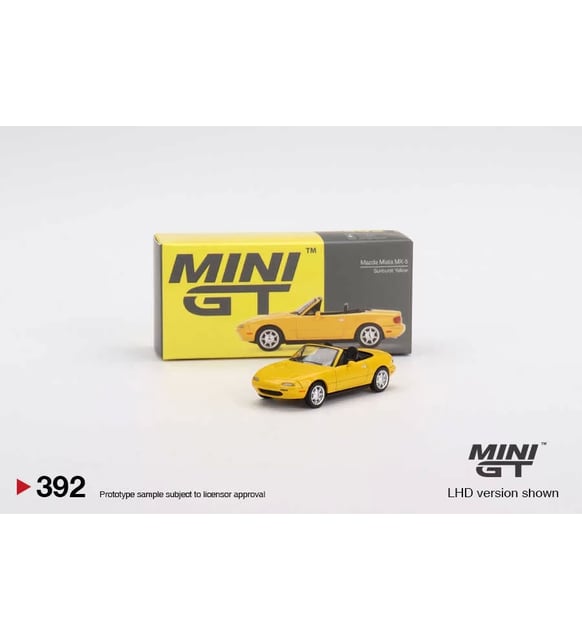 Mini GT 1:64 Mazda Miata MX-5 Sunburst Yellow