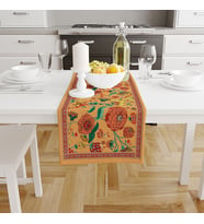 Adawall Orange Daisy Flowers Runner 140x45CM