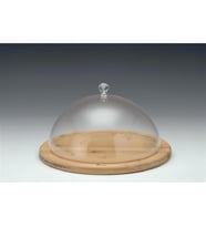 AHŞAP ALTLI FANUS-30 CM