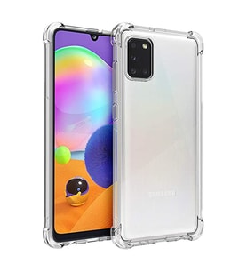 Samsung Galaxy A31 Darbe Emici Şeffaf Silikon Kılıf