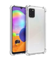 Samsung Galaxy A31 Darbe Emici Şeffaf Silikon Kılıf
