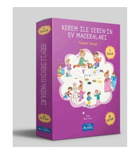 Kerem ile Ceren'in Ev Maceraları 10 Kitap Set
