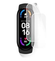 Xiaomi Mi Band 6 Ekran Koruyucu Tam Kaplama Şeffaf TPU Film 2 Adet