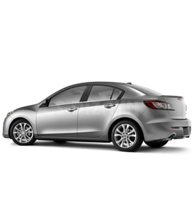Mazda 3 Uyumlu Sedan Krom Cam Çıtası 4 Parça. 2009-2013