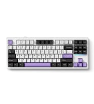 MCHOSE K87 %80 TKL RGB Kablosuz Hotswap Mor Mekanik Gaming Klavye (MC-K87-13)