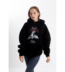 Unisex Lock and Load Kapüşonlu Sweatshirt