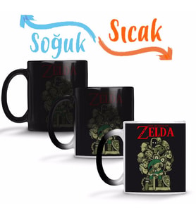 Zelda Link Sihirli Kupa Bardak Porselen