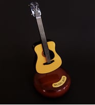 Gitar Tasarımlı Müzik Kutusu - Kurmalı Müzik Kutusu & Dekoratif Gitar Müzik Kutusu , Müzik Kutusu