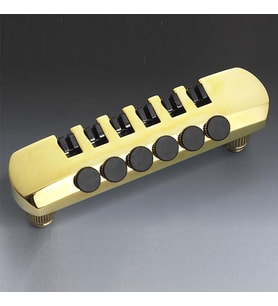Schaller SC-12070500 Fiksli Köprü Kuyruğu (Altın)  İnce Ayar İmkanı Les Paul Uyumlu