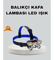 Outdoor Ve Gece Balıkçılığı İçin Led Kafa Lambası - Usb Şarjlı, 60° Ayarlanabilir Far
