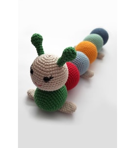 Şirin Tırtıl Amigurumi Organik Oyuncak