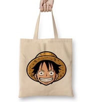 One Piece Luffy 01 Bez Çanta Uzun Saplı