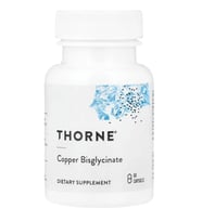 Thorne (Özelsporcugıdaların'dan !!) Copper Bisglycinate 60 Capsul (2 mg per Capsul).Orj Abd Menşei.