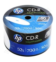 Hp CD-R 700MB-80min Printable 50li Shrink