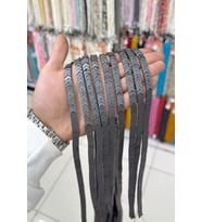 Hematit Taşı Çavuş Kesim 8x3mm- Mat Gri Doğal Taş Dizi