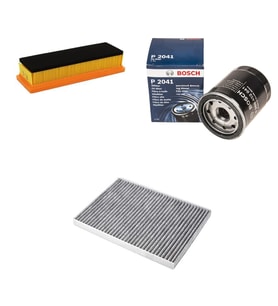 Bosch Filtre Bakım Seti Fiat Bravo Brava 1.6 Benzinli 103 Beygir 1998-2003 Hava + Yağ f. + Polen Filtre Sion